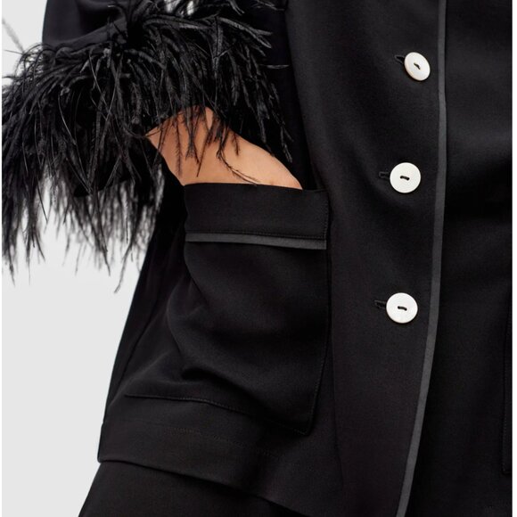 Sleeper Double Feather Party Pajamas, Black - Picture 2 of 2